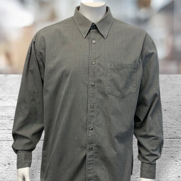 Perry Ellis Other - PERRY ELLIS PORTFOLIO Gray Shirt 17 1/2 34/35